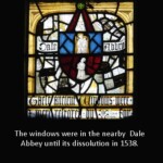 The windows in the North Aisle of St Matthew's. Morley